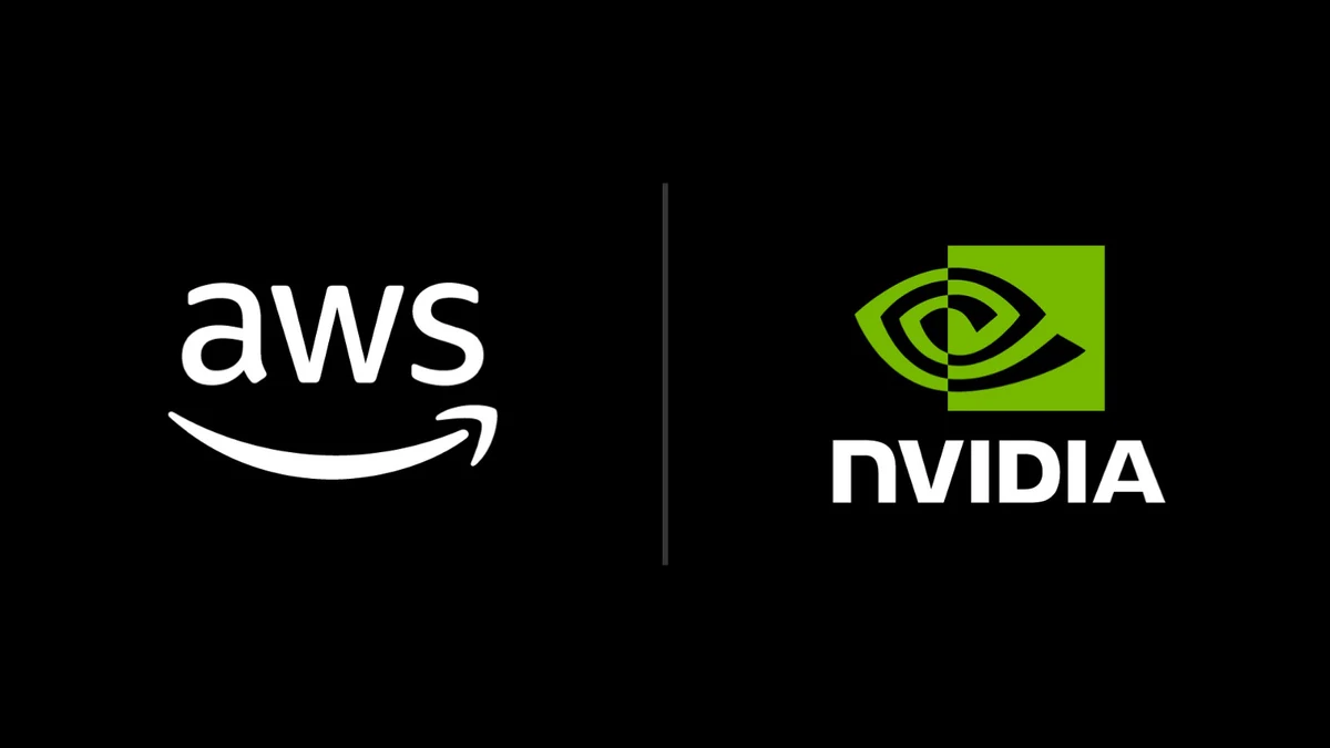 AWS and NVIDIA AI infrastructure partnership announcement visual