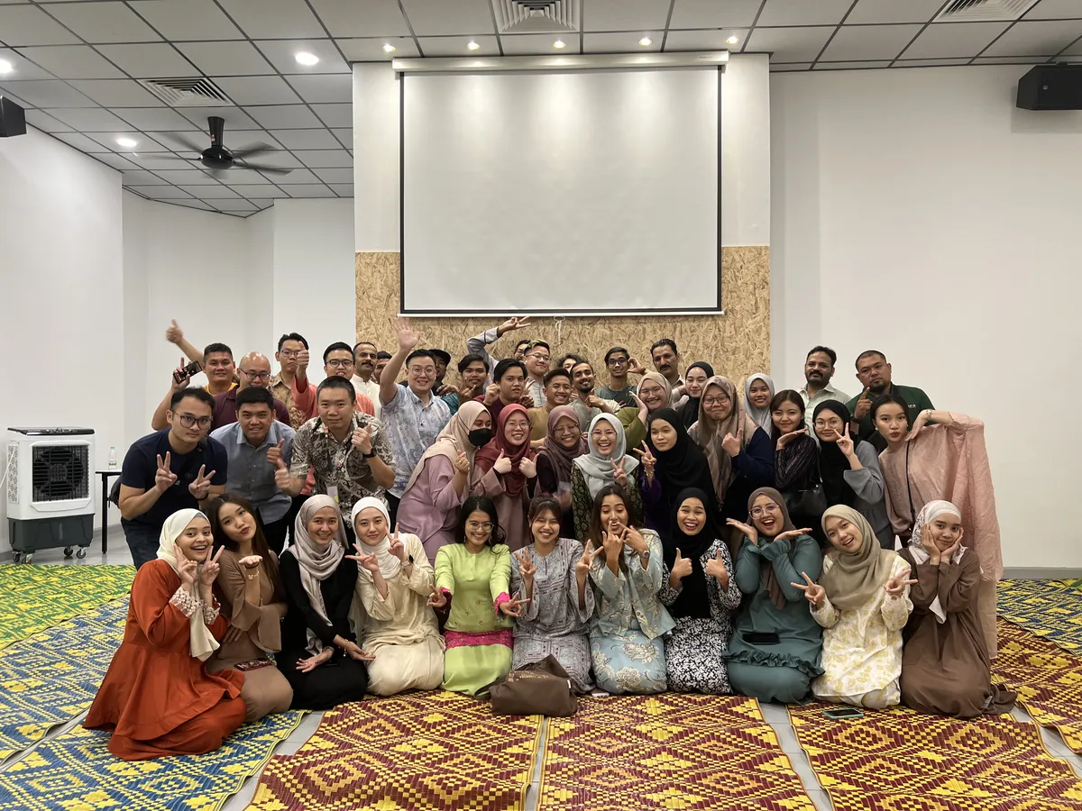 Utopia Group team celebrating together