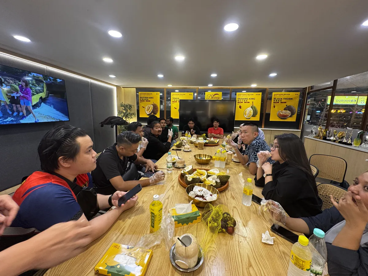 Team durian outing together
