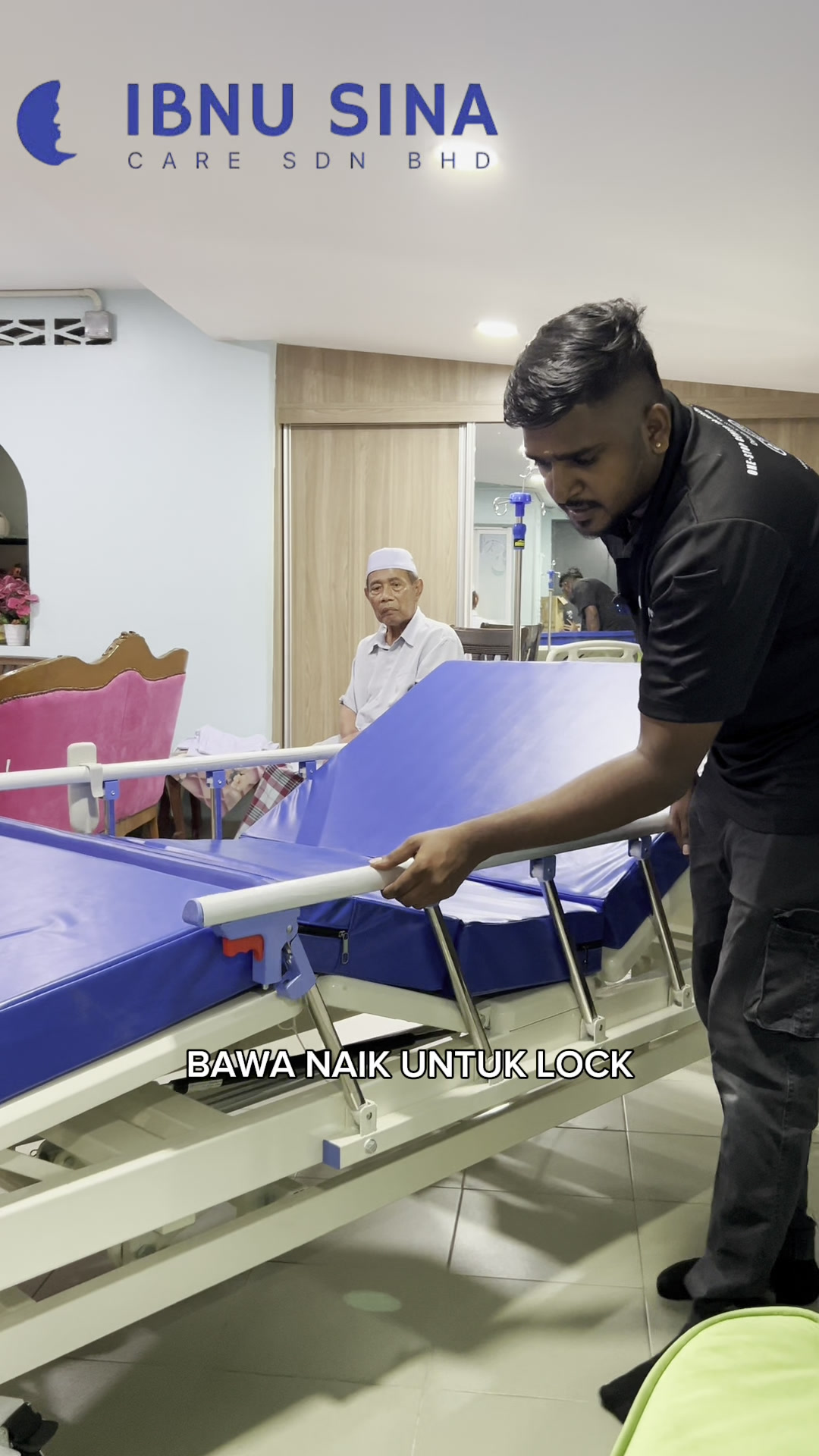 Hospital bed delivery and setup