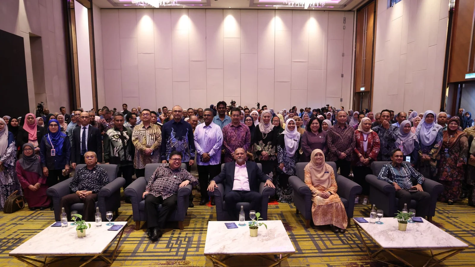 Public-sector leaders and civil servants at Malaysia's AI adaptation guidelines launch