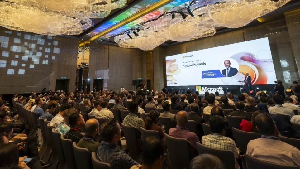 Malaysian business leaders at a Microsoft AI summit