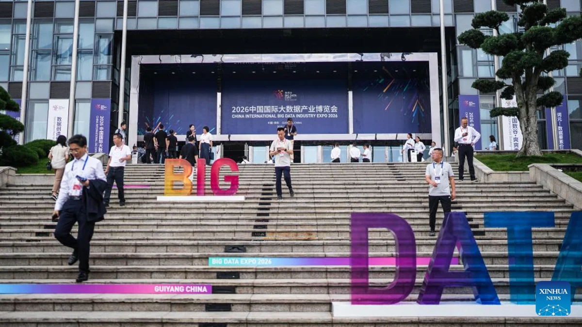 Exterior of the China International Big Data Industry Expo 2026 venue in Guiyang