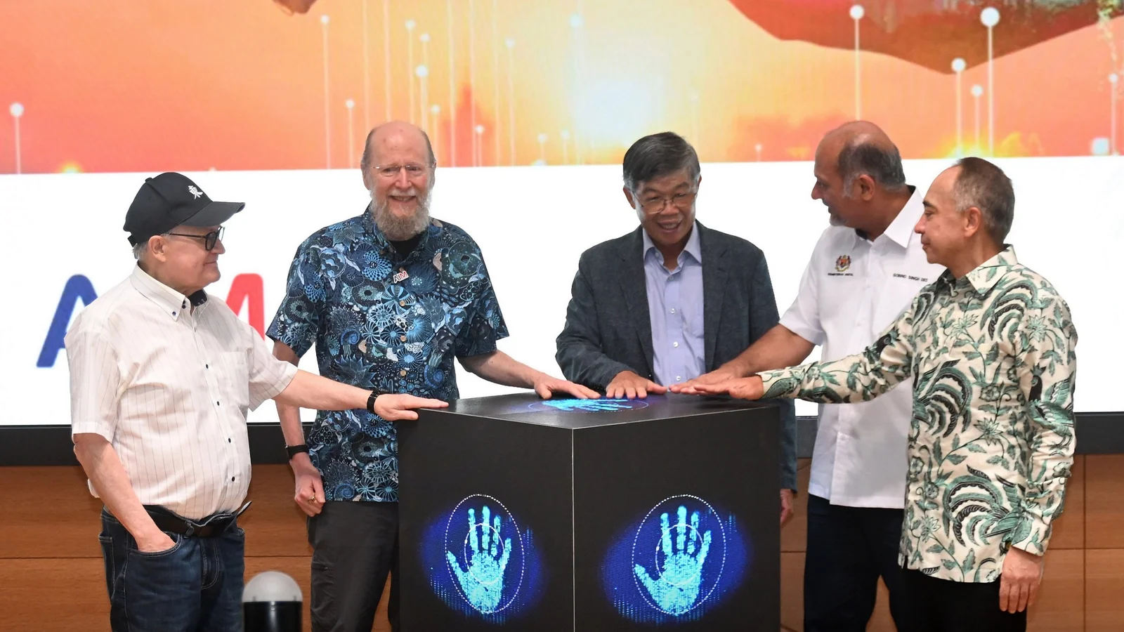 Malaysian academics and industry leaders at the launch of AI Malaysia